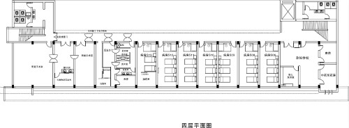 许昌玛丽医院四层科室分布平面图