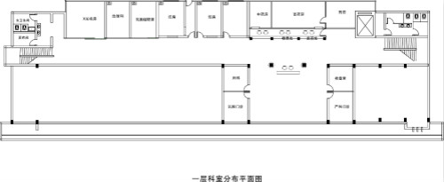 许昌玛丽医院一层科室分布平面图