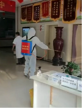 许昌玛丽医院防疫消杀进行中