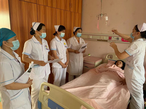 许昌玛丽医院进行护理静脉输液技术培训