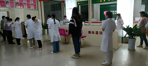 许昌玛丽医院每周例行核酸检测