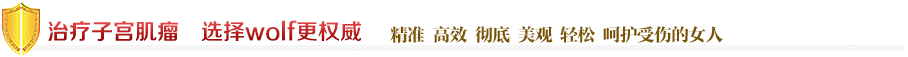 治疗子宫肌瘤 选择wolf更权威